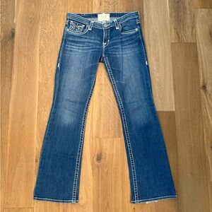 Big Star Women's Boot Cut Jeans in Medium Blue Wash